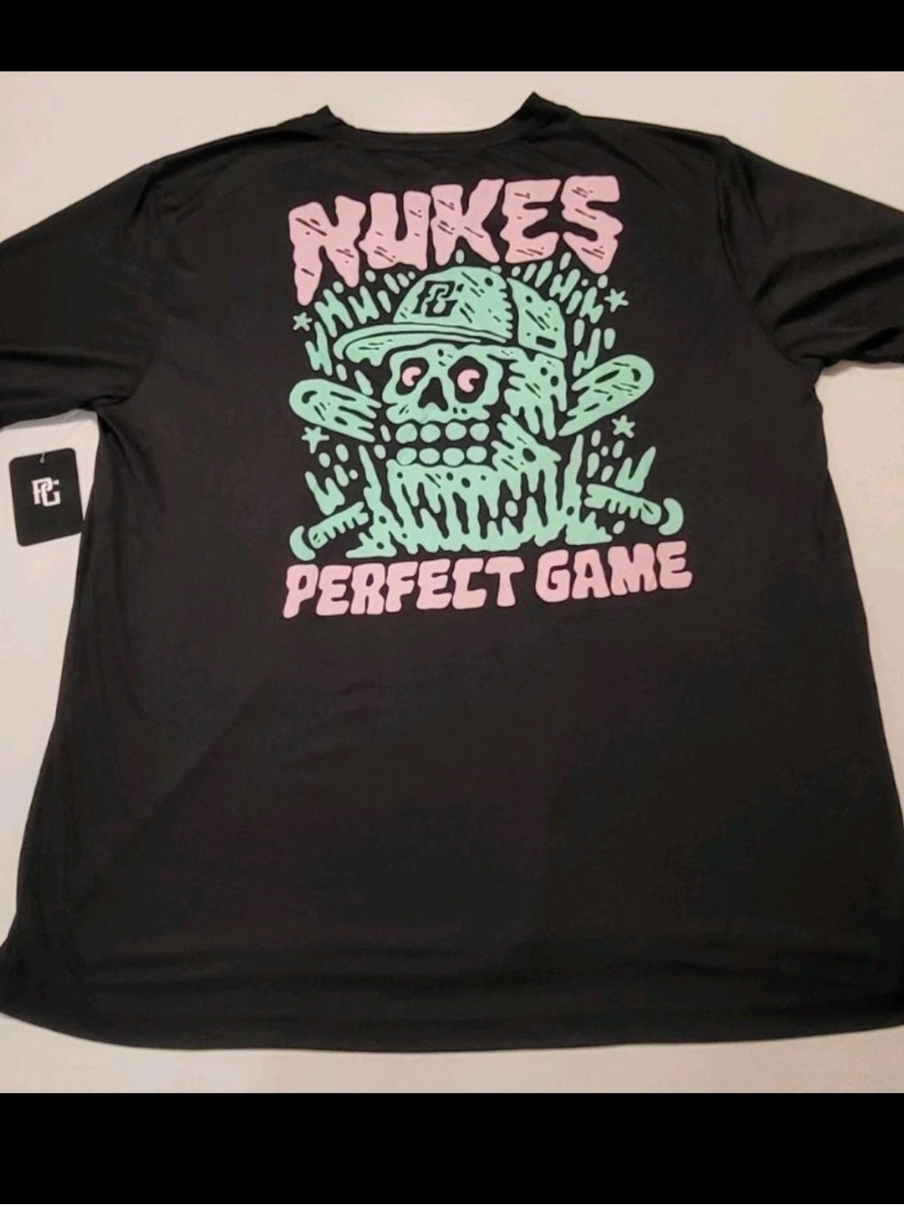 Perfect Game Nukes Graphic Short Sleeve Tee - Black